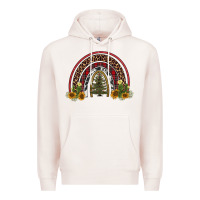 Pale Pink rainbow tree Premium Hoodie - AdoDesignShop
