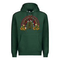 Sports Green rainbow tree Premium Hoodie - AdoDesignShop