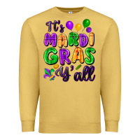 Antique Gold it's mardi gras y'all Premium Sweatshirt - FaDigitalArtStudio