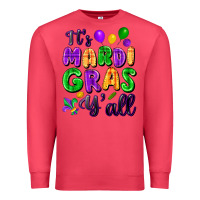 Cardinal it's mardi gras y'all Premium Sweatshirt - FaDigitalArtStudio