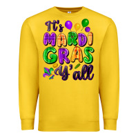 Lemon it's mardi gras y'all Premium Sweatshirt - FaDigitalArtStudio