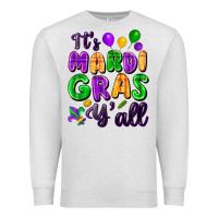 Oatmeal Heather it's mardi gras y'all Premium Sweatshirt - FaDigitalArtStudio