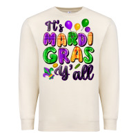 Sandshell it's mardi gras y'all Premium Sweatshirt - FaDigitalArtStudio