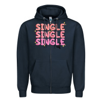 Navy single single single af Zipper Hoodie - MaliasSmallBusiness
