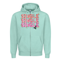 Seafoam single single single af Zipper Hoodie - MaliasSmallBusiness