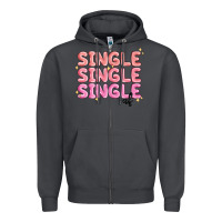 Smoke single single single af Zipper Hoodie - MaliasSmallBusiness