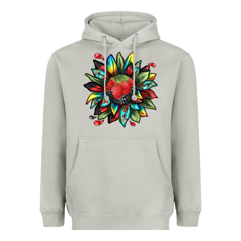 Berry Sunflower Heavyweight Hoodie by texasbilliewilder | Teevron