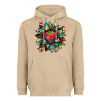 Mushroom berry sunflower Heavyweight Hoodie - texasbilliewilder