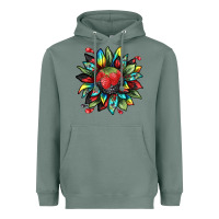Sage berry sunflower Heavyweight Hoodie - texasbilliewilder