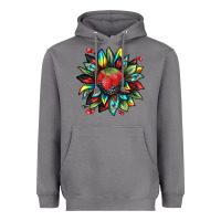 Storm berry sunflower Heavyweight Hoodie - texasbilliewilder