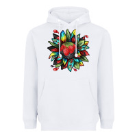 White berry sunflower Heavyweight Hoodie - texasbilliewilder
