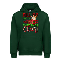 Forest Green fill up your cup with christmas cheer Urban Hoodie - Jasminsmagicworld