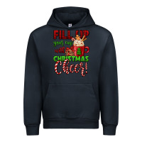 Navy fill up your cup with christmas cheer Urban Hoodie - Jasminsmagicworld
