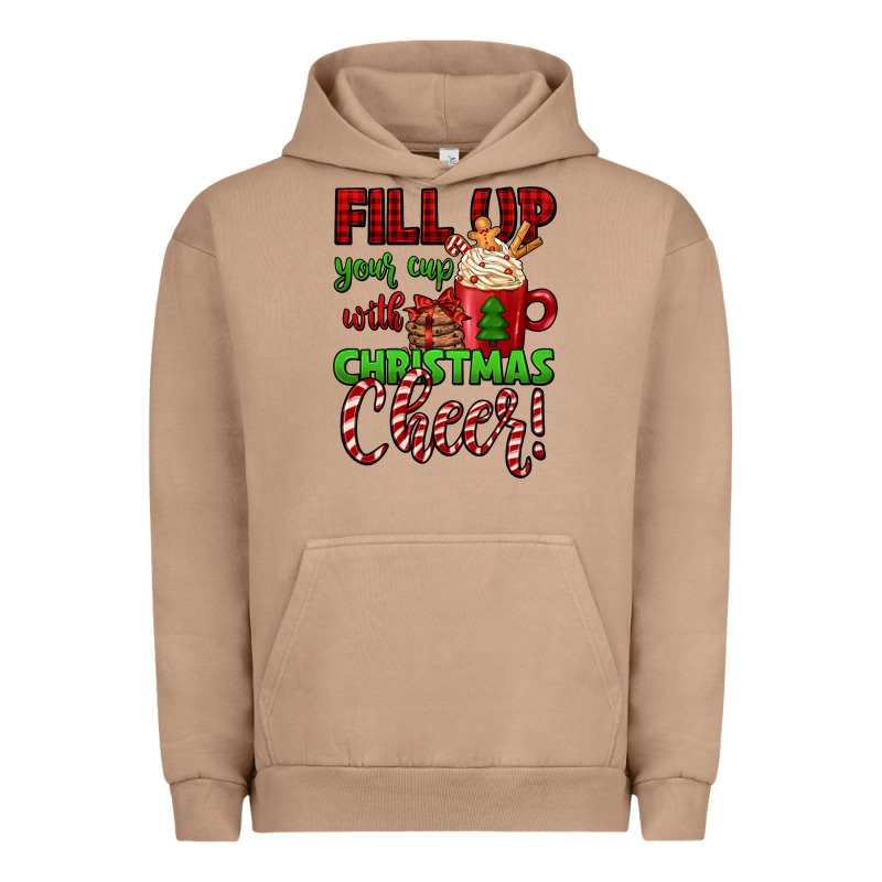 Fill Up Your Cup With Christmas Cheer Urban Hoodie by Jasminsmagicworld | Teevron