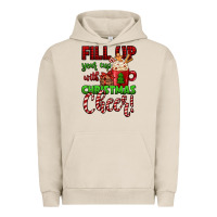 Pigment French Oak fill up your cup with christmas cheer Urban Hoodie - Jasminsmagicworld