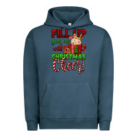 Pigment Midnight Navy fill up your cup with christmas cheer Urban Hoodie - Jasminsmagicworld
