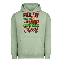 Pigment Oil Green fill up your cup with christmas cheer Urban Hoodie - Jasminsmagicworld