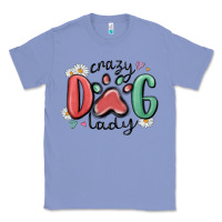 Colony Blue crazy dog lady Classic Tee - MaliasSmallBusiness