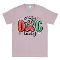 Lilac crazy dog lady Classic Tee - MaliasSmallBusiness