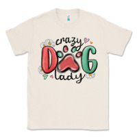 Natural crazy dog lady Classic Tee - MaliasSmallBusiness