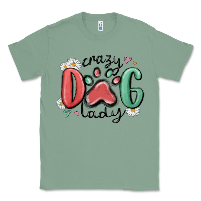 Crazy Dog Lady Classic Tee by MaliasSmallBusiness | Teevron