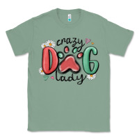 Sage crazy dog lady Classic Tee - MaliasSmallBusiness