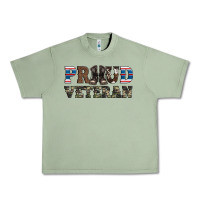 Oil Green armed forces day proud veteran Urban Heavy Tee - Artiststas