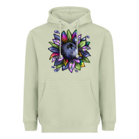 Matcha blueberry sunflower Heavyweight Hoodie - texasbilliewilder