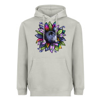 Moon Dust blueberry sunflower Heavyweight Hoodie - texasbilliewilder