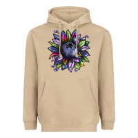 Mushroom blueberry sunflower Heavyweight Hoodie - texasbilliewilder