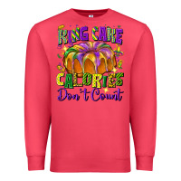 Cardinal king cake calories don't count Premium Sweatshirt - FaDigitalArtStudio