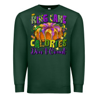 Sports Green king cake calories don't count Premium Sweatshirt - FaDigitalArtStudio