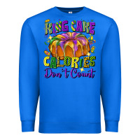 True Royal king cake calories don't count Premium Sweatshirt - FaDigitalArtStudio