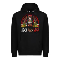 Black rainbow and hohoho with gnome Premium Hoodie - AdoDesignShop