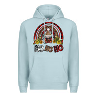 Blue Mist rainbow and hohoho with gnome Premium Hoodie - AdoDesignShop