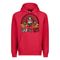 Cardinal rainbow and hohoho with gnome Premium Hoodie - AdoDesignShop