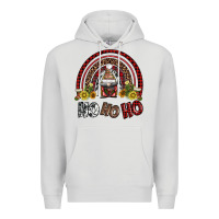 Dove Grey rainbow and hohoho with gnome Premium Hoodie - AdoDesignShop