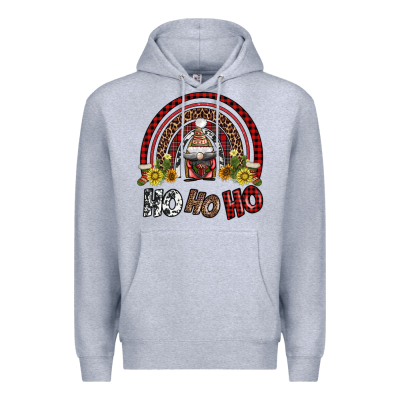Rainbow And Hohoho With Gnome Premium Hoodie by AdoDesignShop | Teevron