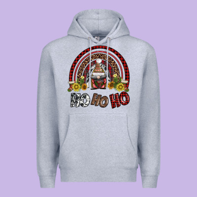 Rainbow And Hohoho With Gnome Premium Hoodie Designed By Adodesignshop