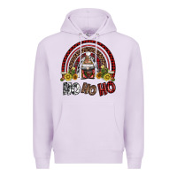 Lilac rainbow and hohoho with gnome Premium Hoodie - AdoDesignShop