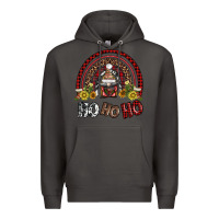 Smoke rainbow and hohoho with gnome Premium Hoodie - AdoDesignShop