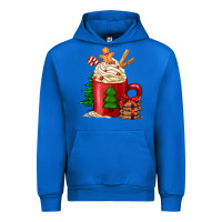 Cobalt Christmas coffee Urban Hoodie - Jasminsmagicworld