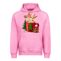 Fuchsia Pink Christmas coffee Urban Hoodie - Jasminsmagicworld