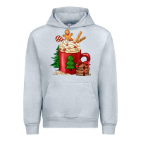 Heather Grey Christmas coffee Urban Hoodie - Jasminsmagicworld