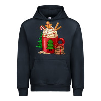 Navy Christmas coffee Urban Hoodie - Jasminsmagicworld
