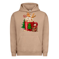 Pigment Burro Christmas coffee Urban Hoodie - Jasminsmagicworld