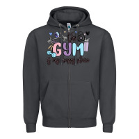Smoke the gym is my happy place Zipper Hoodie - MaliasSmallBusiness