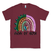Burgundy mom of both rainbow Classic Tee - MaliasSmallBusiness