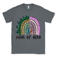 Charcoal Heather mom of both rainbow Classic Tee - MaliasSmallBusiness