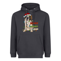 Smoke merry and bright saint bernard Heavyweight Hoodie - RanaPortraitStore